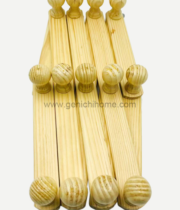 What types of clothing are suitable for a wooden hanger?