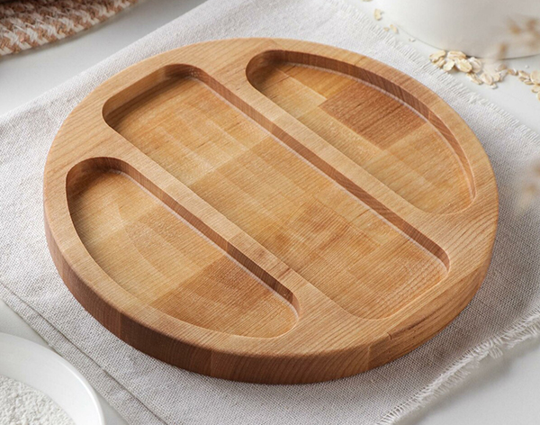 Which woods are suitable for making tableware?