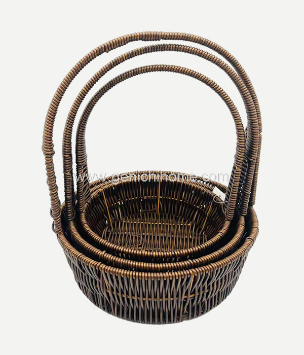 How to improve the durability of Rattan Tote Basket and reduce damage in wet conditions?